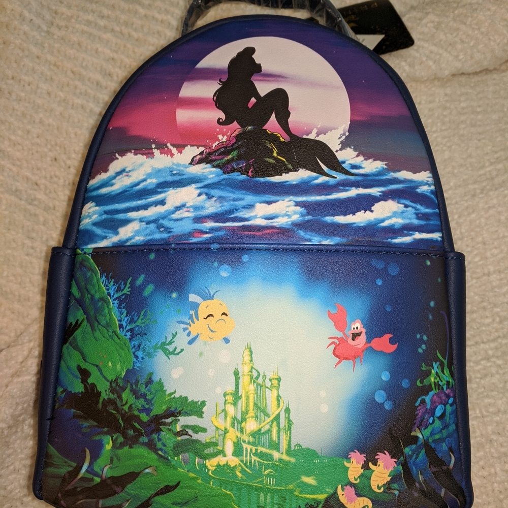 NWT! Loungefly Little Mermaid Backpack